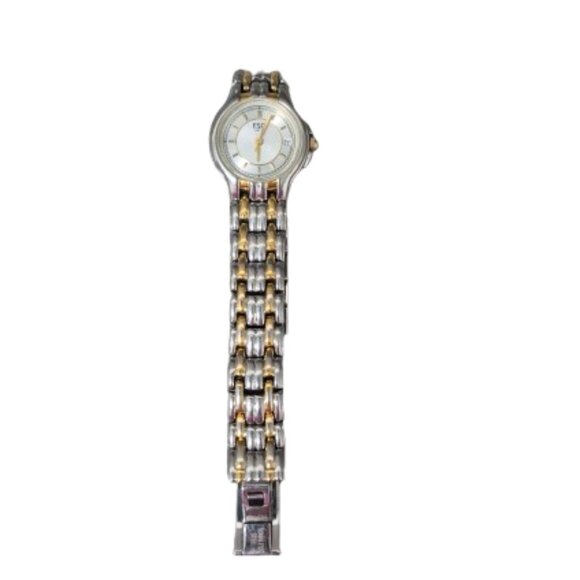 ESQ Swiss Esquire by Movado Watch E5002 Silver/Gold Tone - Picture 1 of 9